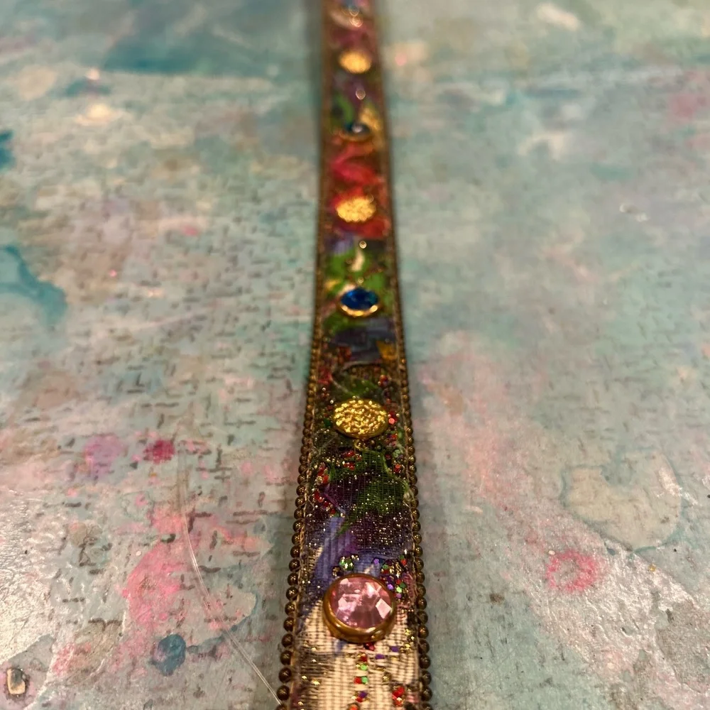80s Glitter Jeweled Belt